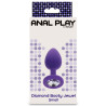 ANAL PLAY TOYJOY Plug Bijou Diamond Booty S 6 x 2.8cm Violet